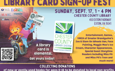 Join Senator Comitta and Chester County Library for the Library Card Sign-Up Fest on Sept. 17