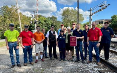 West Chester Railroad Celebrates Completion of New Crossing at Nields Street