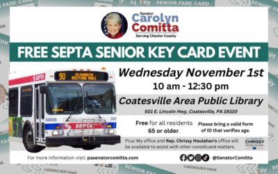 Comitta to Hold SEPTA Senior Card Application Event in Coatesville