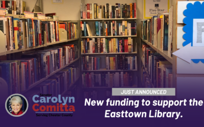 Easttown Library Awarded State Funding for Facility Upgrades