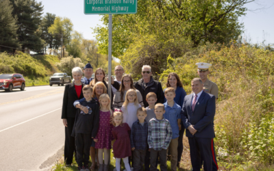 Corporal Brandon Hardy Memorial Highway Dedicated